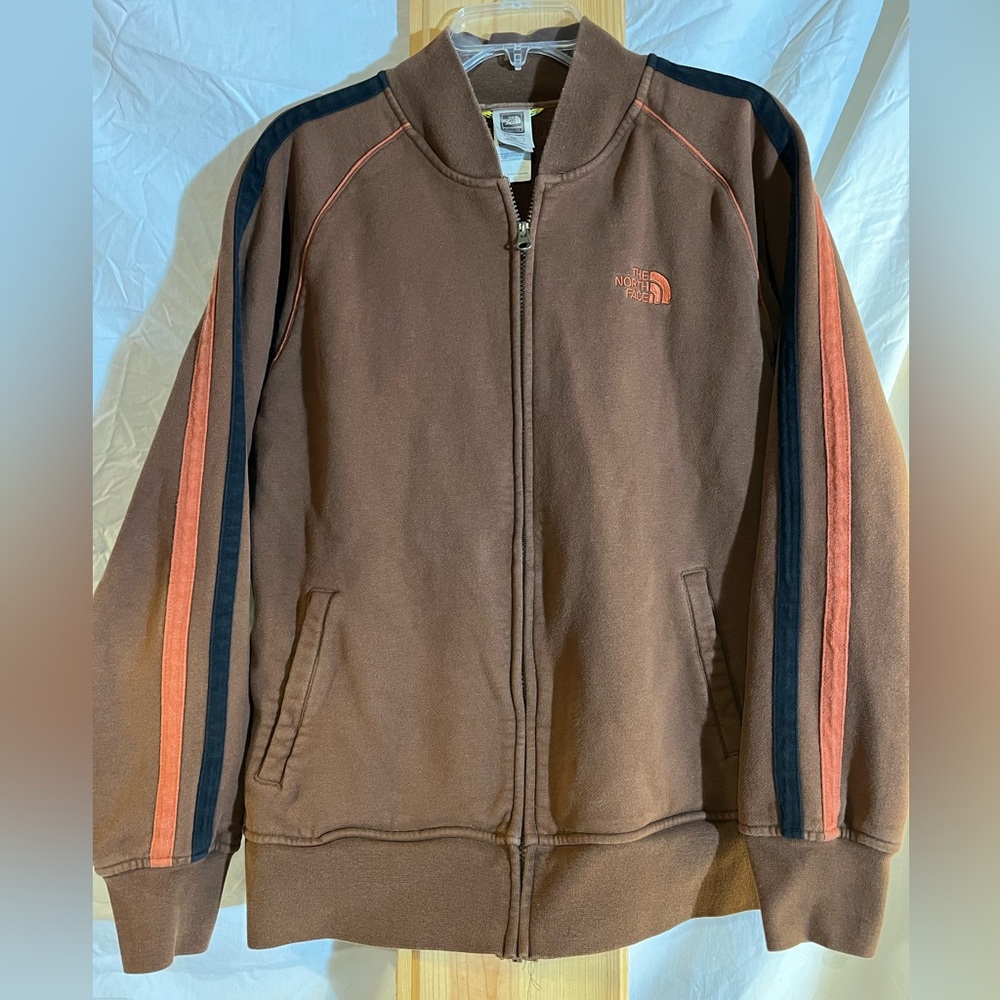 North Face Sweatshirt type full zip large men’s brown